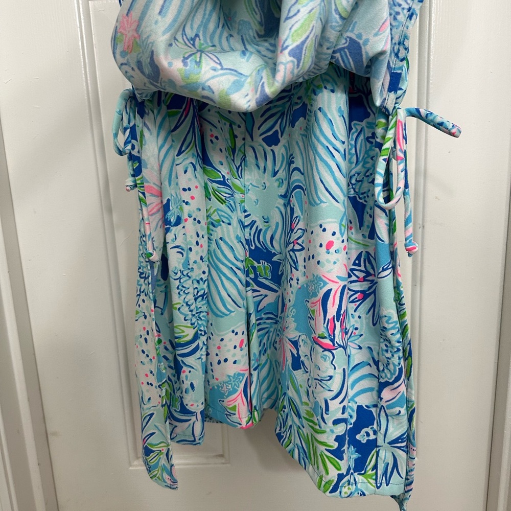 Lilly Pulitzer Floral Halter Dress - Picture 3 of 3